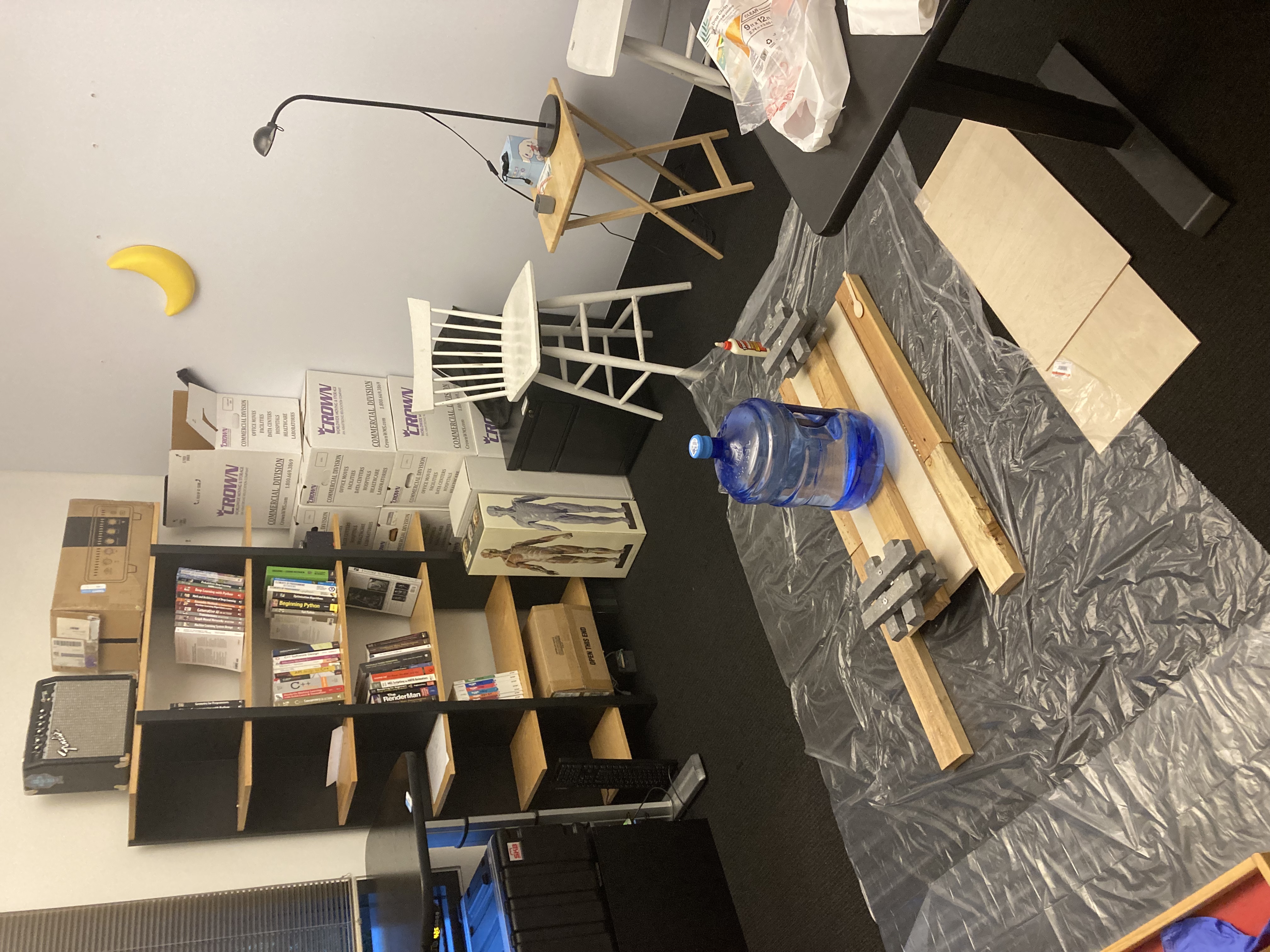 glueing the deck